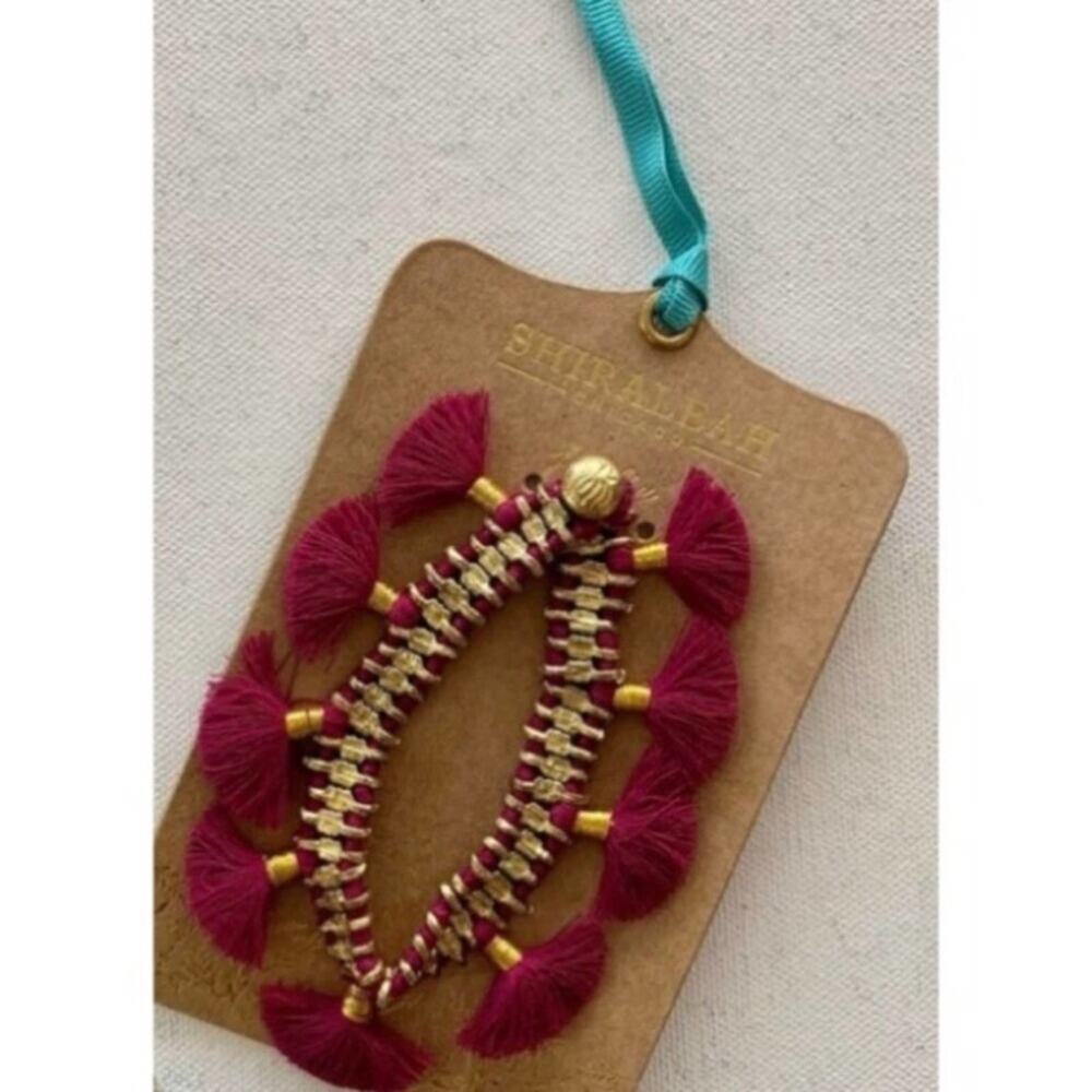 Shiraleah Chicago jewelry - Anthropologie - Felicity bracelet in magenta NEW
